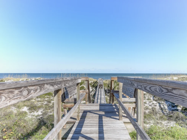 Crescent Beach Gulf Front Rental Home - Four Bedroom Near St. Augustine