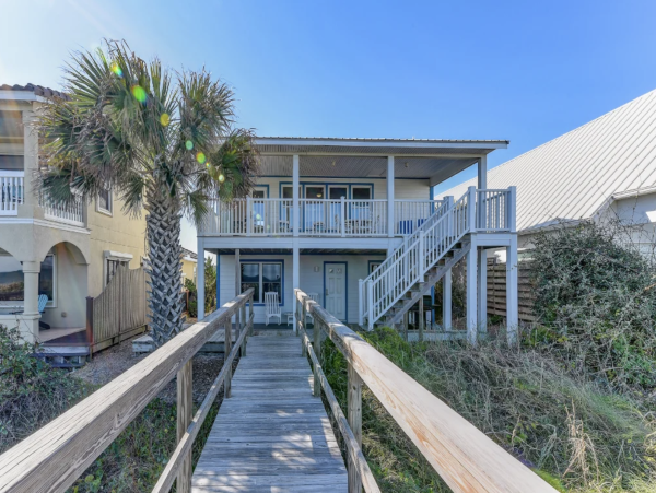 Crescent Beach Gulf Front Rental Home - Four Bedroom Near St. Augustine