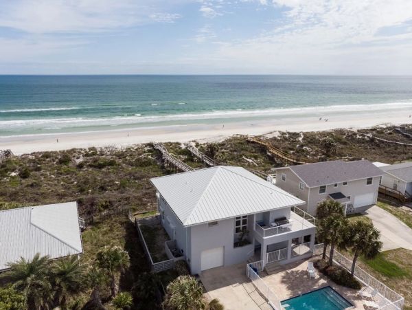 St. Augustine Beachfront Vacation Rental  Luxury Home on Crescent Beach with Pool