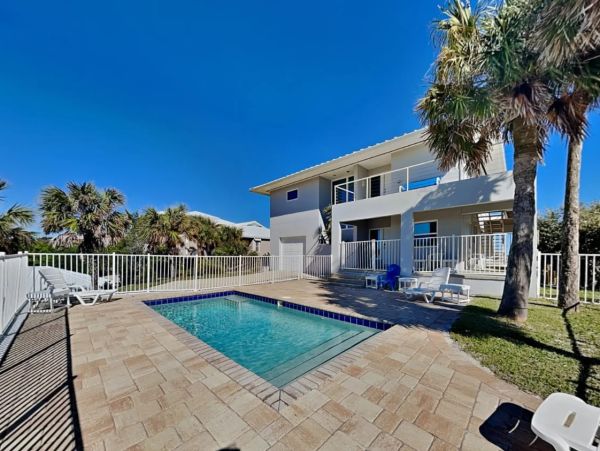St. Augustine Beachfront Vacation Rental  Luxury Home on Crescent Beach with Pool