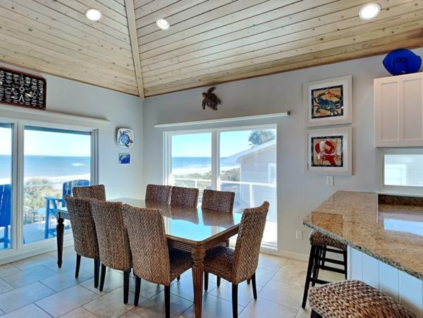 St. Augustine Beachfront Vacation Rental  Luxury Home on Crescent Beach with Pool