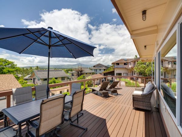 Pcean View Three Bedroom Vacation Rental In Koloa