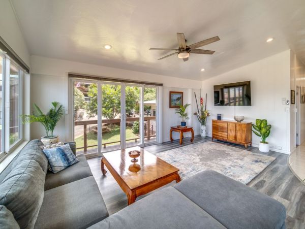 Pcean View Three Bedroom Vacation Rental In Koloa