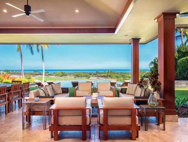 Ocean View Five Bedroom Elegant Vacation Rental in Kailua