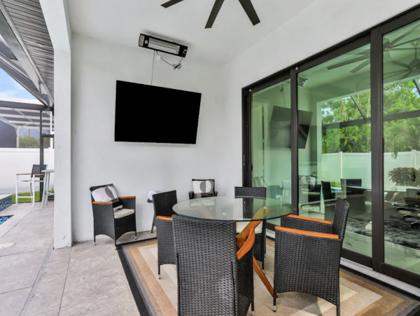 Walk to Beach Chic Naples Vacation Home