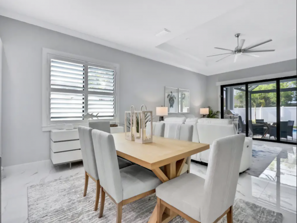 Walk to Beach Chic Naples Vacation Home