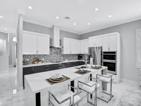 Walk to Beach Chic Naples Vacation Home