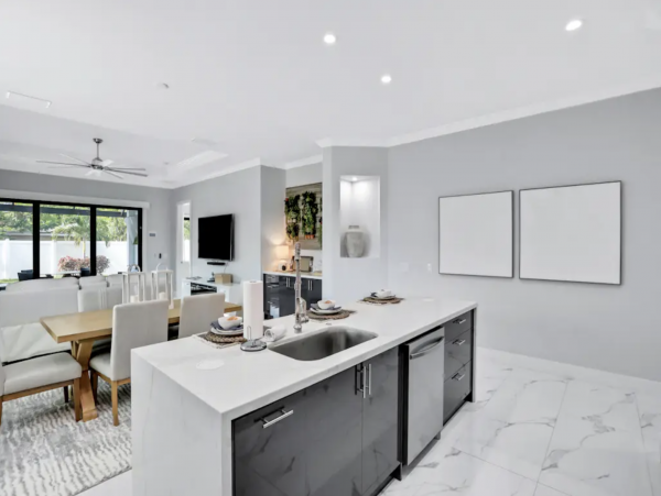 Walk to Beach Chic Naples Vacation Home