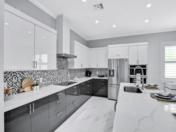 Walk to Beach Chic Naples Vacation Home