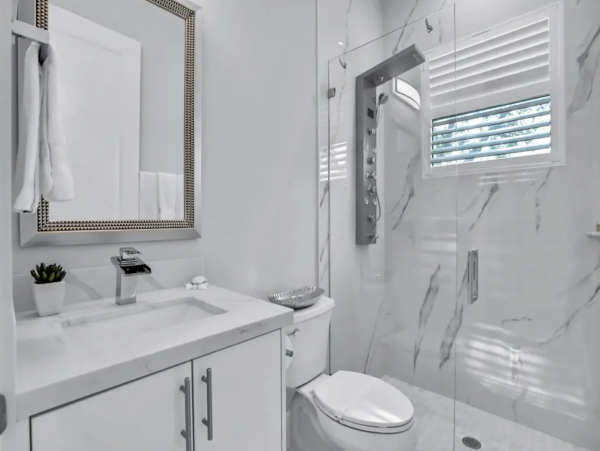 Walk to Beach Chic Naples Vacation Home