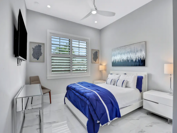Walk to Beach Chic Naples Vacation Home