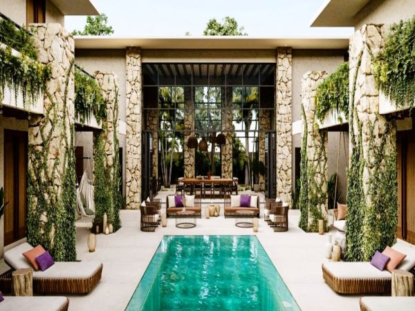 Luxury Tulum Vacation Pool Villa Nine Bedroom