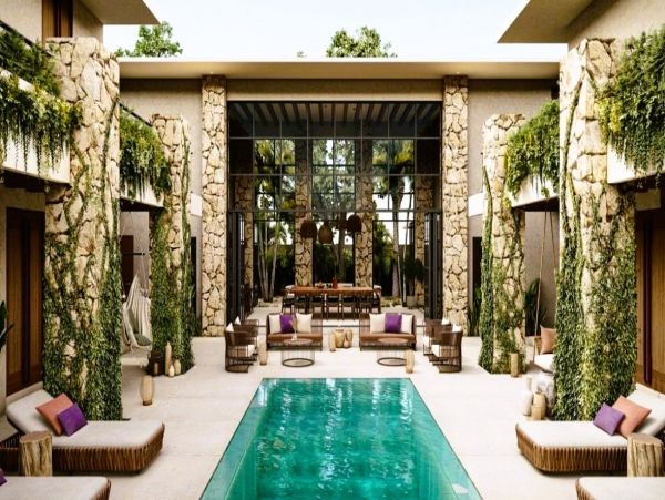 Luxury Tulum Vacation Pool Villa Nine Bedroom