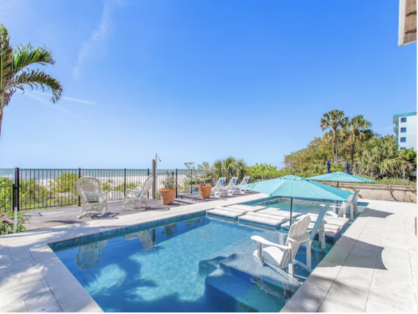 On Beach Indian Rocks Vacation Home - 4 Bedroom Florida Rental
