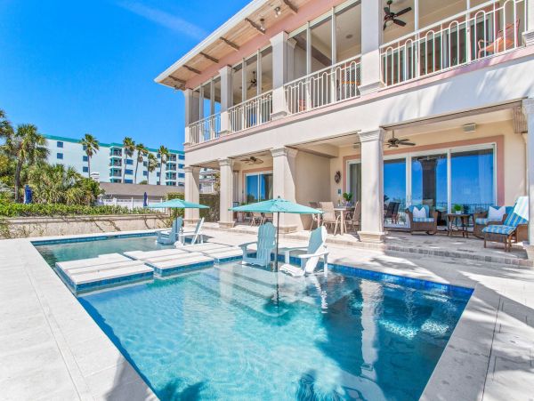 On Beach Indian Rocks Vacation Home - 4 Bedroom Florida Rental