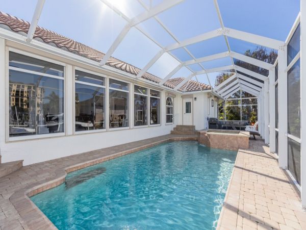 Three Bedroom Canal Front Vacation Home in Marco Island