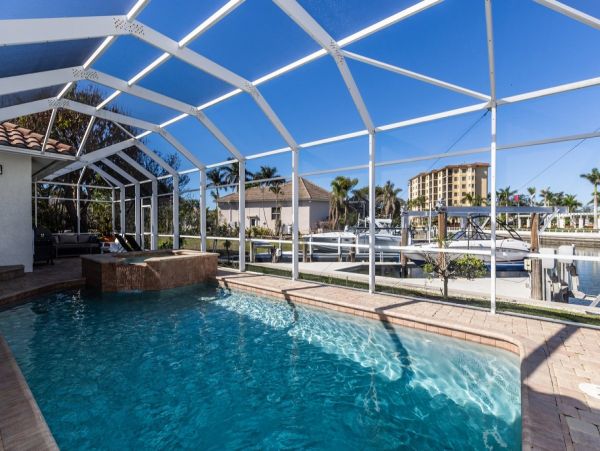 Three Bedroom Canal Front Vacation Home in Marco Island