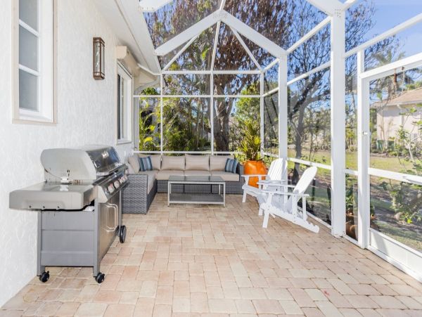 Three Bedroom Canal Front Vacation Home in Marco Island