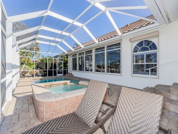 Three Bedroom Canal Front Vacation Home in Marco Island