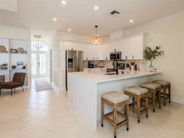 Three Bedroom Canal Front Vacation Home in Marco Island