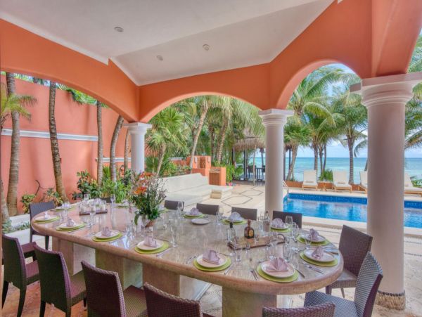 Beachfront Luxury 10 Bedroom Vacation Rental in Tulum