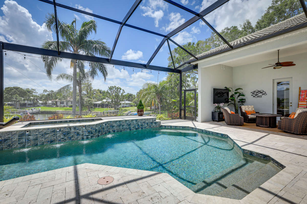 Sarasota Gorgeous Vacation Rental with Private Pool & Dock