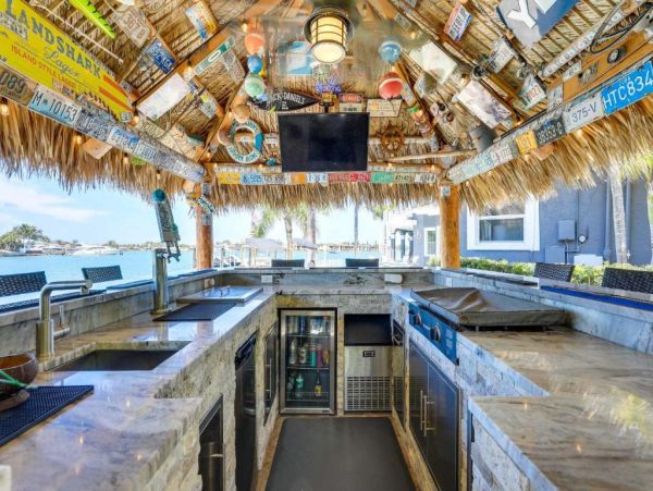 Luxury St. Petersburg Waterfront Vacation Rental 5-Bedroom Home with Pool, Spa & Dock Near Treasure Island