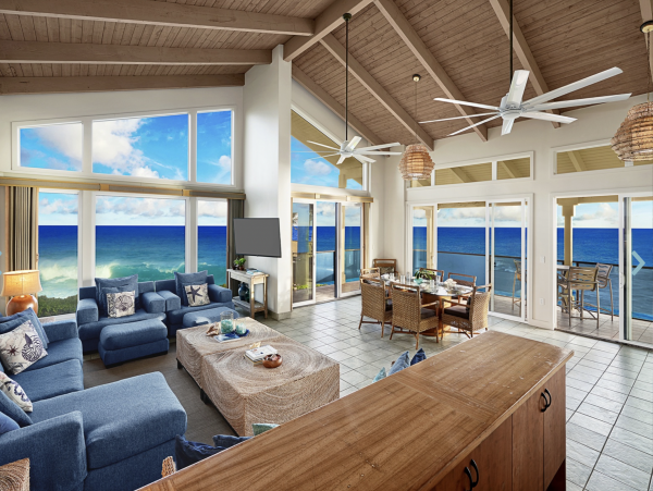 This Majestic Ocean Front Residence Pool, Sundeck, Tennis