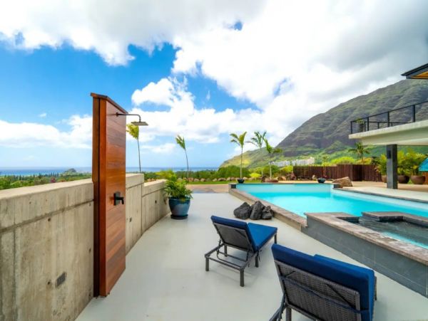 Ocean Views Waianae Vacation Luxury Pool Home