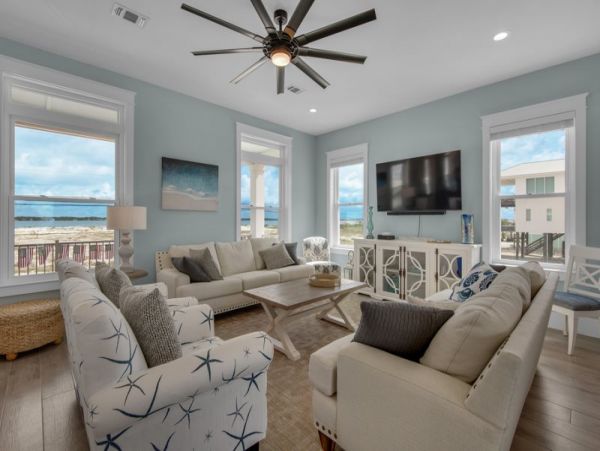 Navarre Beach Vacation Home Walk to Beach Five Bedroom