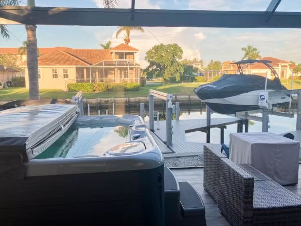 Marco Island Canal Front Four Bedroom Vacation Rental