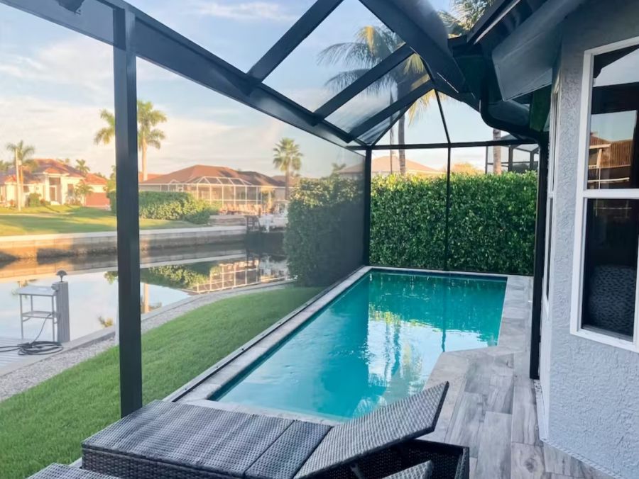 Marco Island Canal Front Four Bedroom Vacation Rental