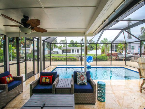 Two Bedroom Canal Front Vacation Rental in Manasota Key