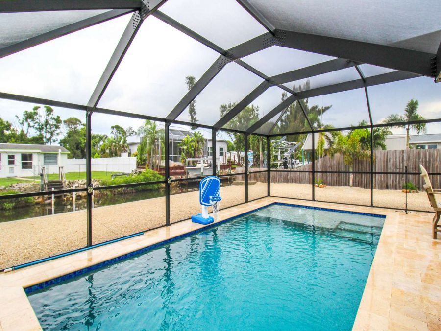 Two Bedroom Canal Front Vacation Rental in Manasota Key