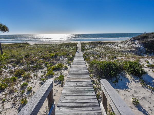St. George Island Vacation Home Five Bedroom On Beach
