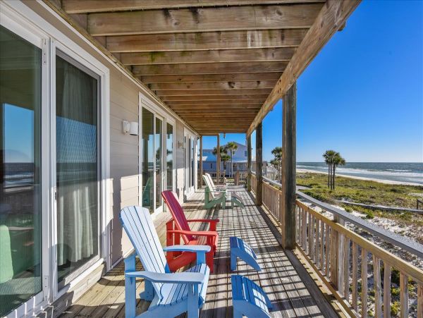 St. George Island Vacation Home Five Bedroom On Beach