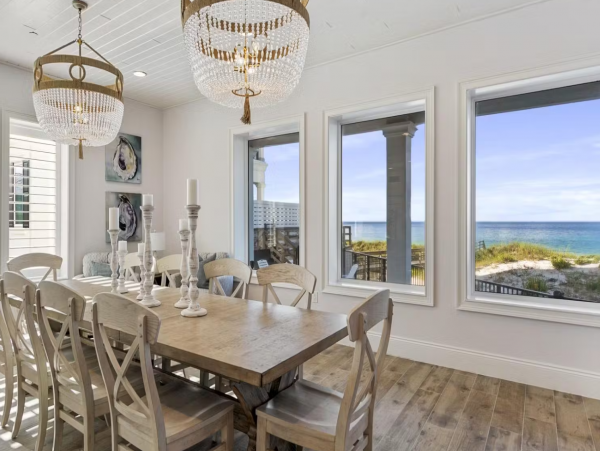 Gulf-front 6 Bedroom Vacation Rental Great Amenities