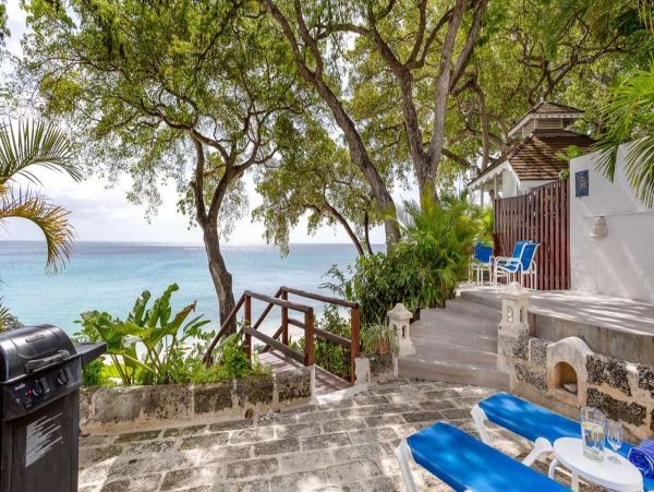 Ocean Front Three Bedroom Vacation Villa in Barbados