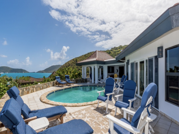 BVI Luxury Villa Looking Over the Water