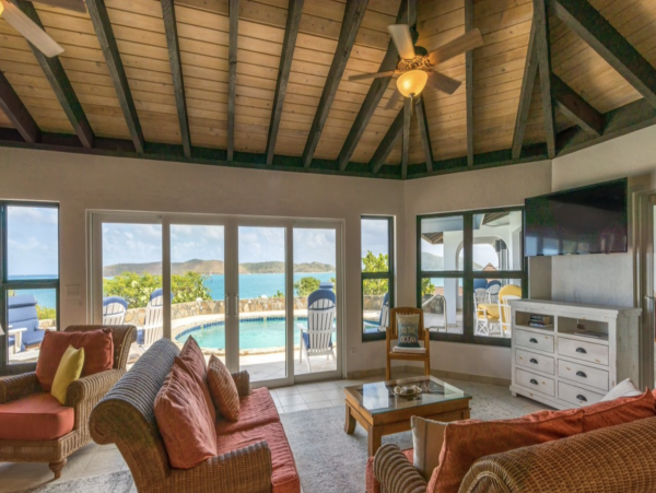 BVI Luxury Villa Looking Over the Water