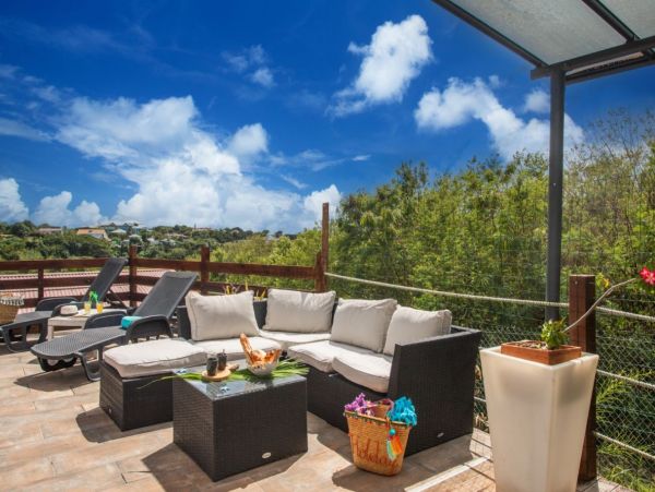 Martinique Four Bedroom Luxury Villa Walk to Beach