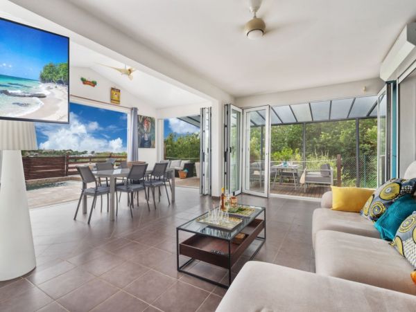 Martinique Four Bedroom Luxury Villa Walk to Beach