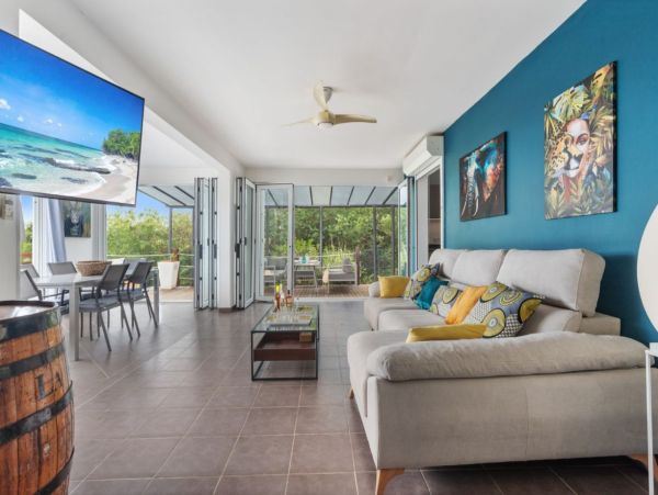 Martinique Four Bedroom Luxury Villa Walk to Beach