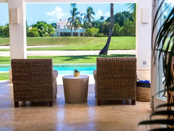 Punta Cana Walk to Beach Vacation Pool Home Four Bedroom
