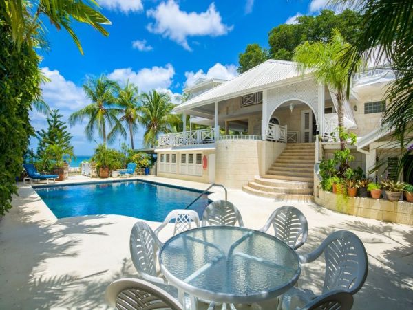 Oceanfront Barbados Vacation Home Eight Bedroom