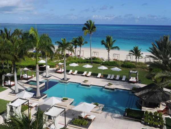Oceanfront Turks and Caicos Condo 3 Bedroom, Pool & Golf Club