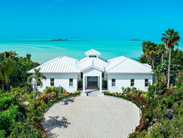 On Beach Turks and Caicos Vacation Home Four Bedroom