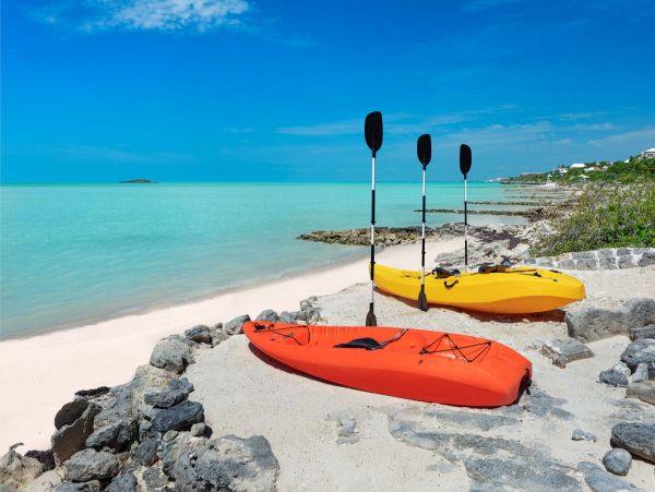 On Beach Turks and Caicos Vacation Home Four Bedroom