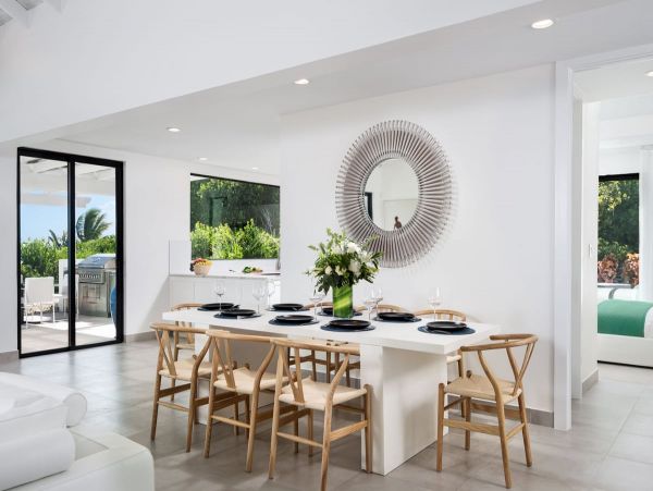 On Beach Turks and Caicos Vacation Home Four Bedroom