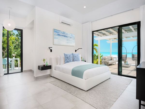 On Beach Turks and Caicos Vacation Home Four Bedroom
